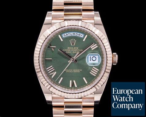 olive dial presidential rolex|Rolex olive green dial.